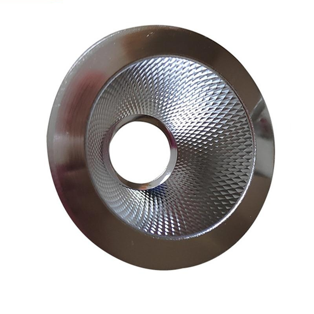 Wholesale Spinning Aluminium High Temperature Resistant High Brightness 1090 Aluminium Anodised 45 Degree Cob Reflector