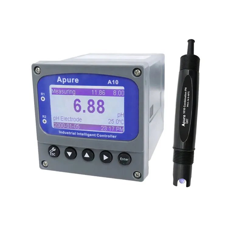 Water treatment industrial digital aquarium ph meter tester