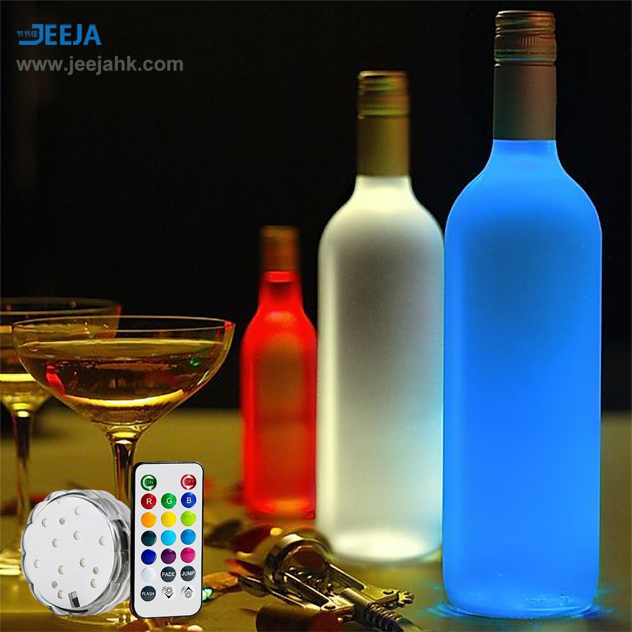 IP68 Waterproof Submersible LED Lights with Remote Color changing Hookah Shisha Light Base for Aquarium Pumpkin Bucket and pool
