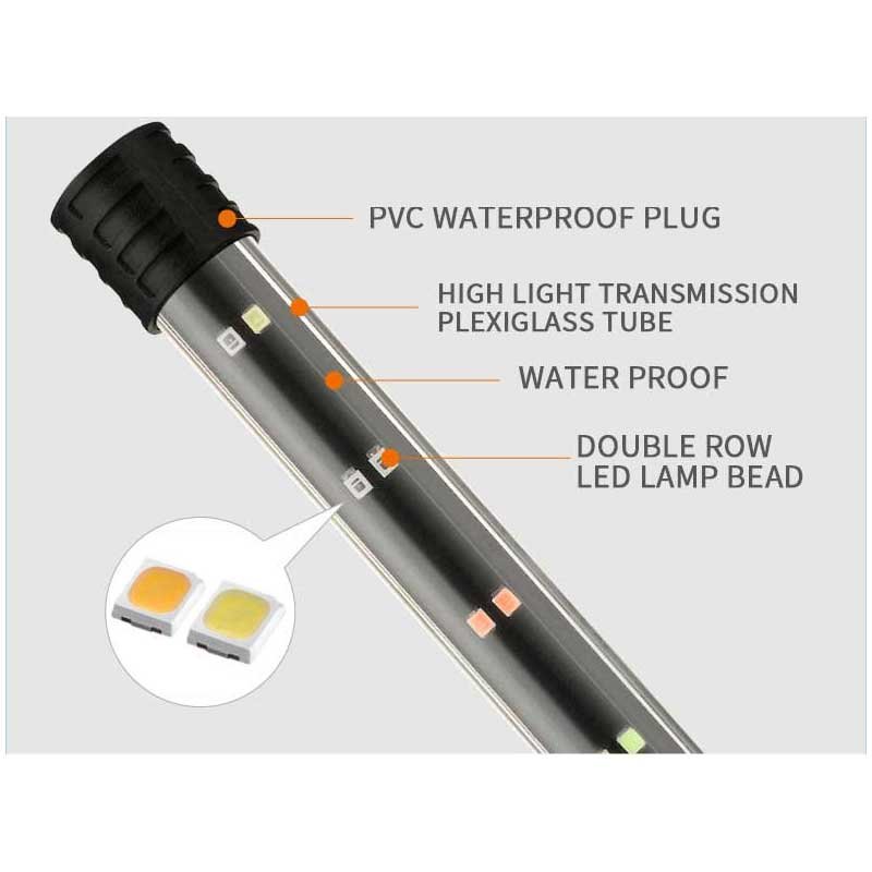 Lamp Uv Aquarium Koi Aquarium Light Wrgb Fish Tank Led Light