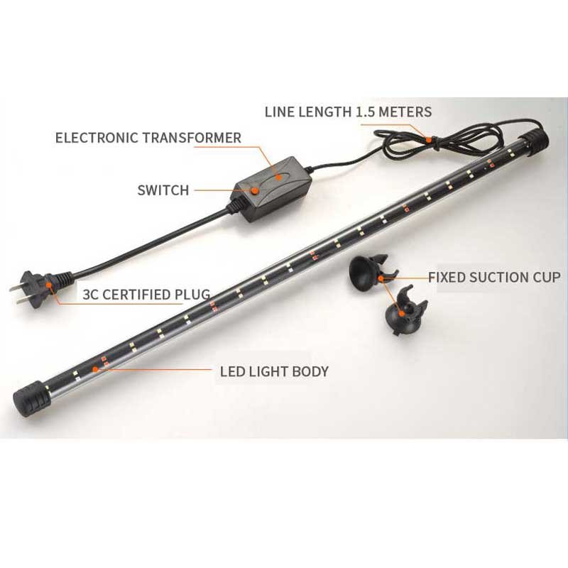 Lamp Uv Aquarium Koi Aquarium Light Wrgb Fish Tank Led Light