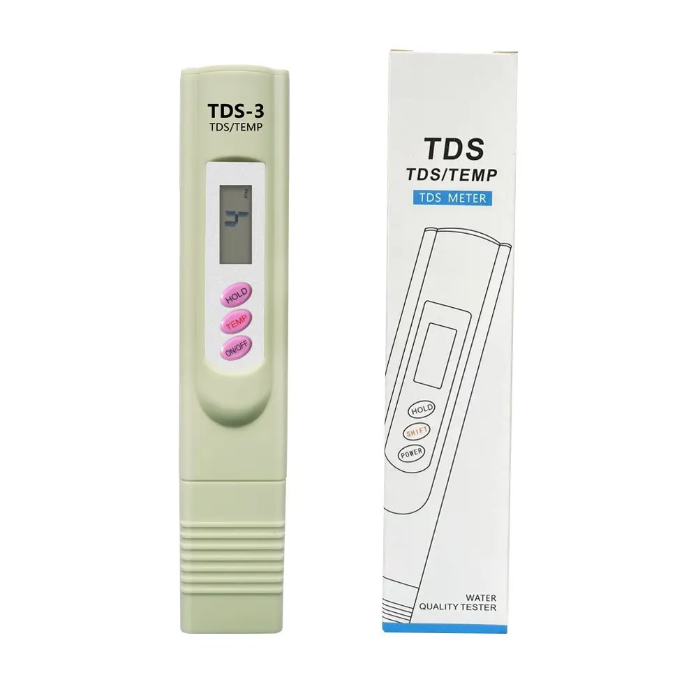 TDS Meter Water Quality Tester LCD Display Accuracy Testing Water Meter for Drinking Water Aquariums RO System