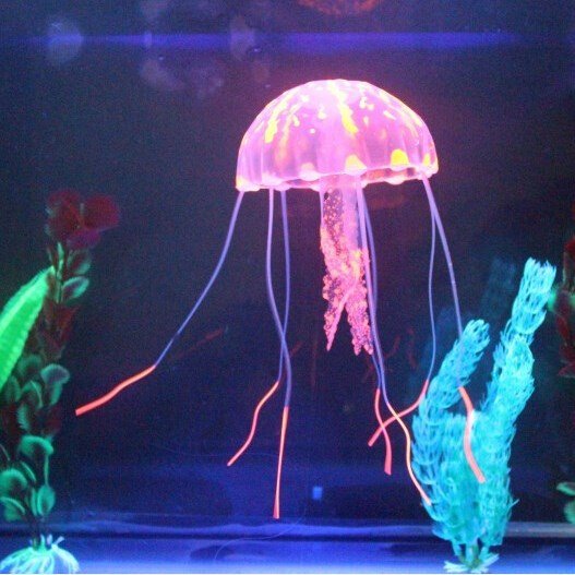 Factory silicone glowing jellyfish for sale,jellyfish for Aquarium,fish tank&aquarium decoration