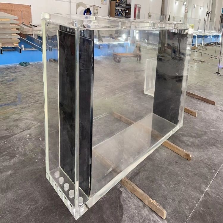 Betta Fish Tank Aquarium Vertical Transparent Acrylic with Bonding Moulding Processing Services