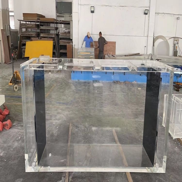 Betta Fish Tank Aquarium Vertical Transparent Acrylic with Bonding Moulding Processing Services