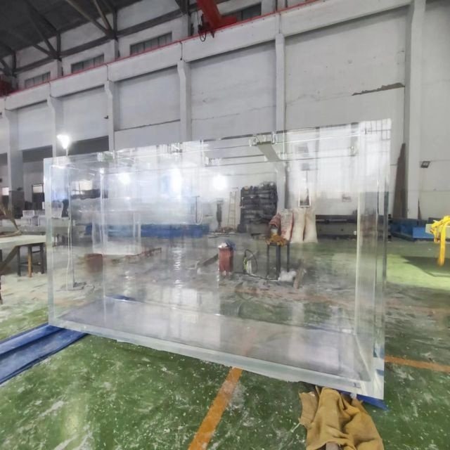 Betta Fish Tank Aquarium Vertical Transparent Acrylic with Bonding Moulding Processing Services