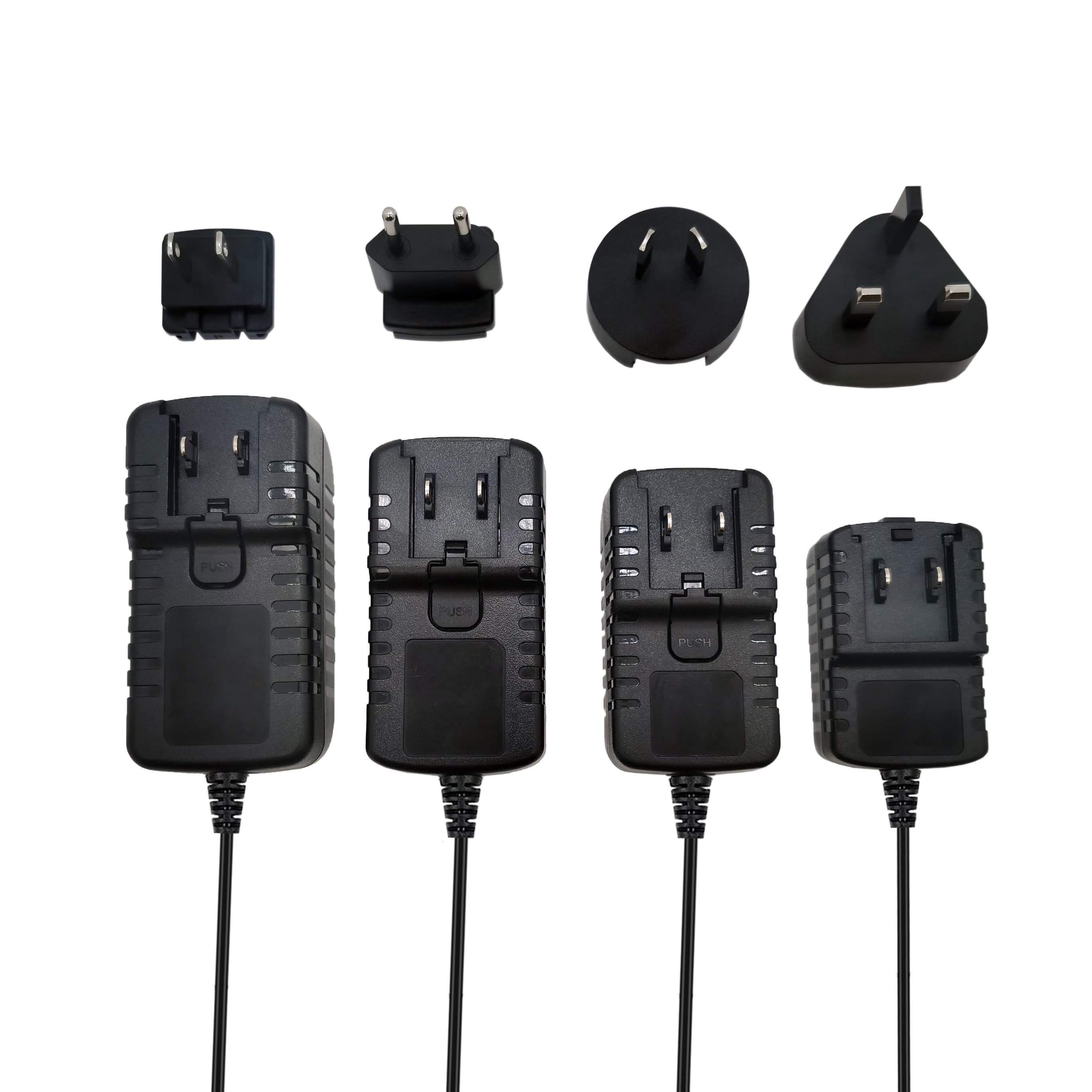 5v 2a 3a 6v 12v 9v 12v 18v 15v 16v 1.5a 24v 0.5a Ac Dc Wall Mount multi plug Au Eu Uk Us Interchangeable Plug Power Adapter 36w