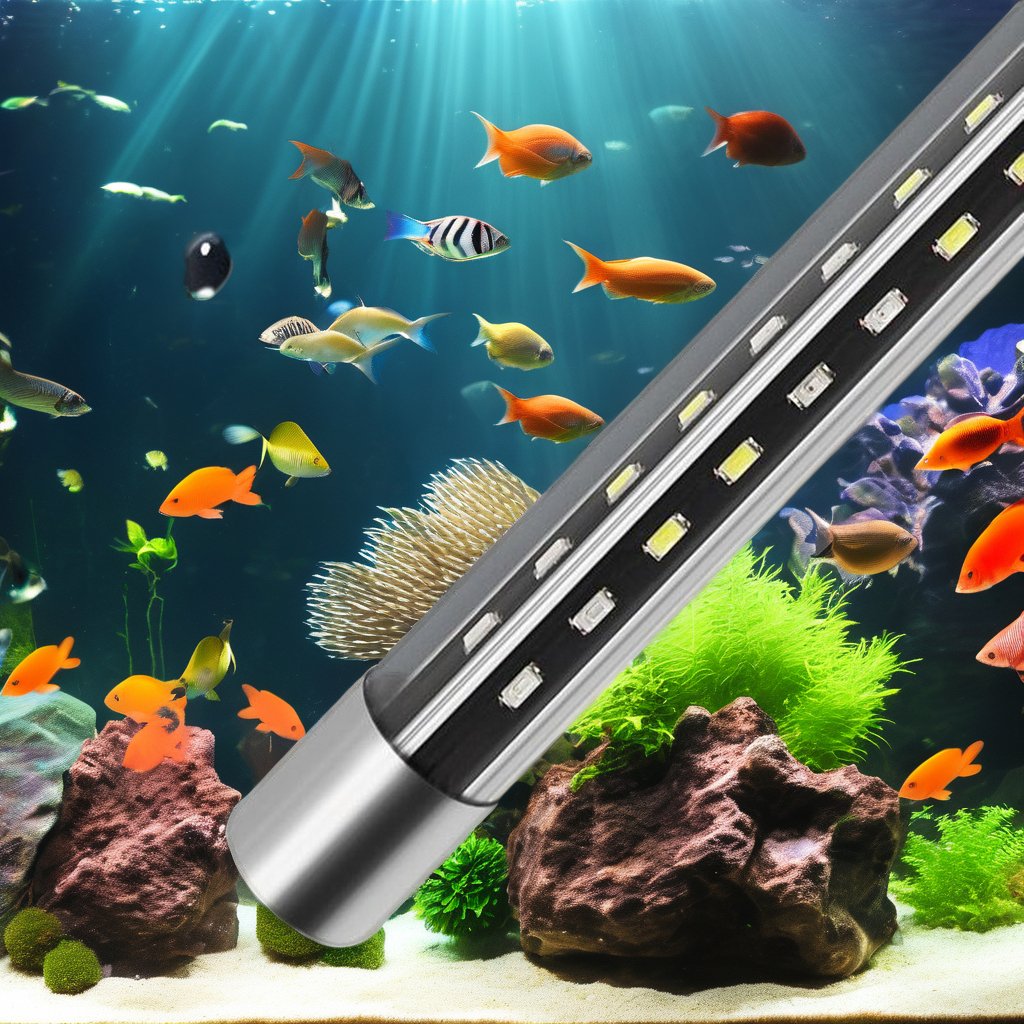 172128 OEM LED Aquarium Lamp Plastic Aluminum Waterproof LED Tube light 12V 130-150CM Fish Tank Lighting tube