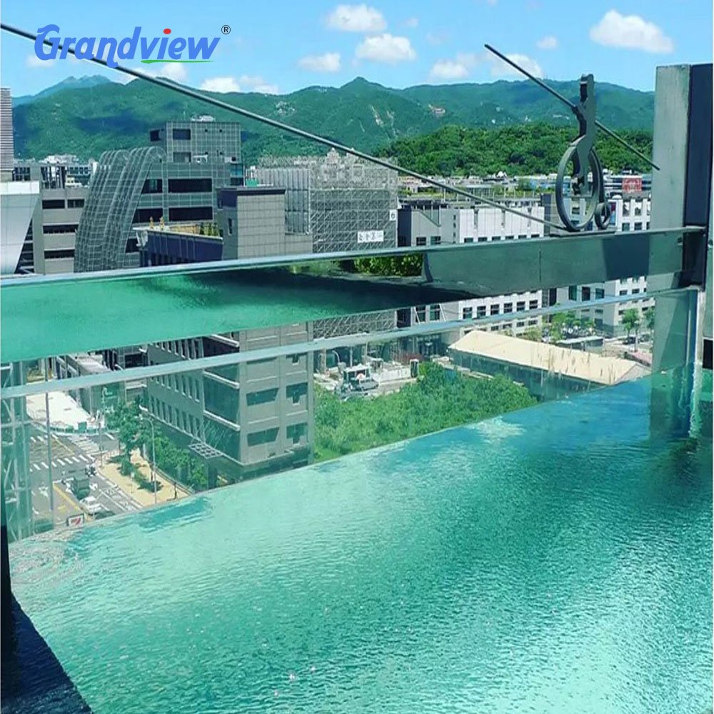 spa aboveground prefab fibre glass wall panel clear infinity acrylic swimming pool