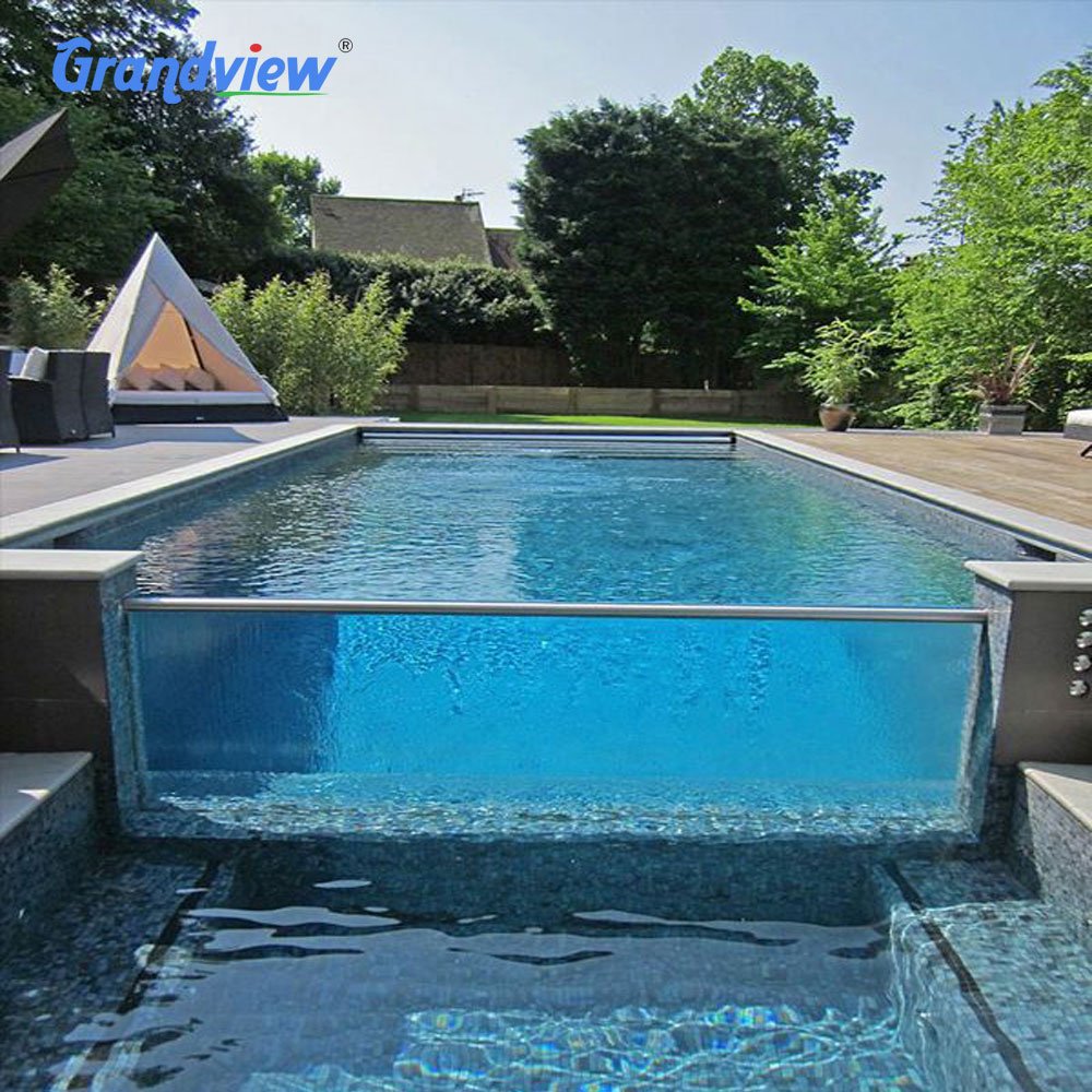 spa aboveground prefab fibre glass wall panel clear infinity acrylic swimming pool
