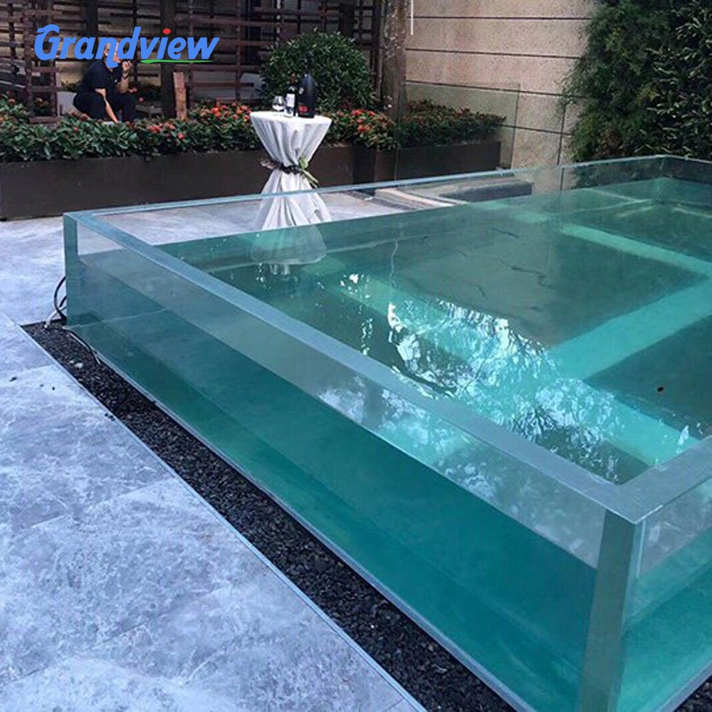spa aboveground prefab fibre glass wall panel clear infinity acrylic swimming pool