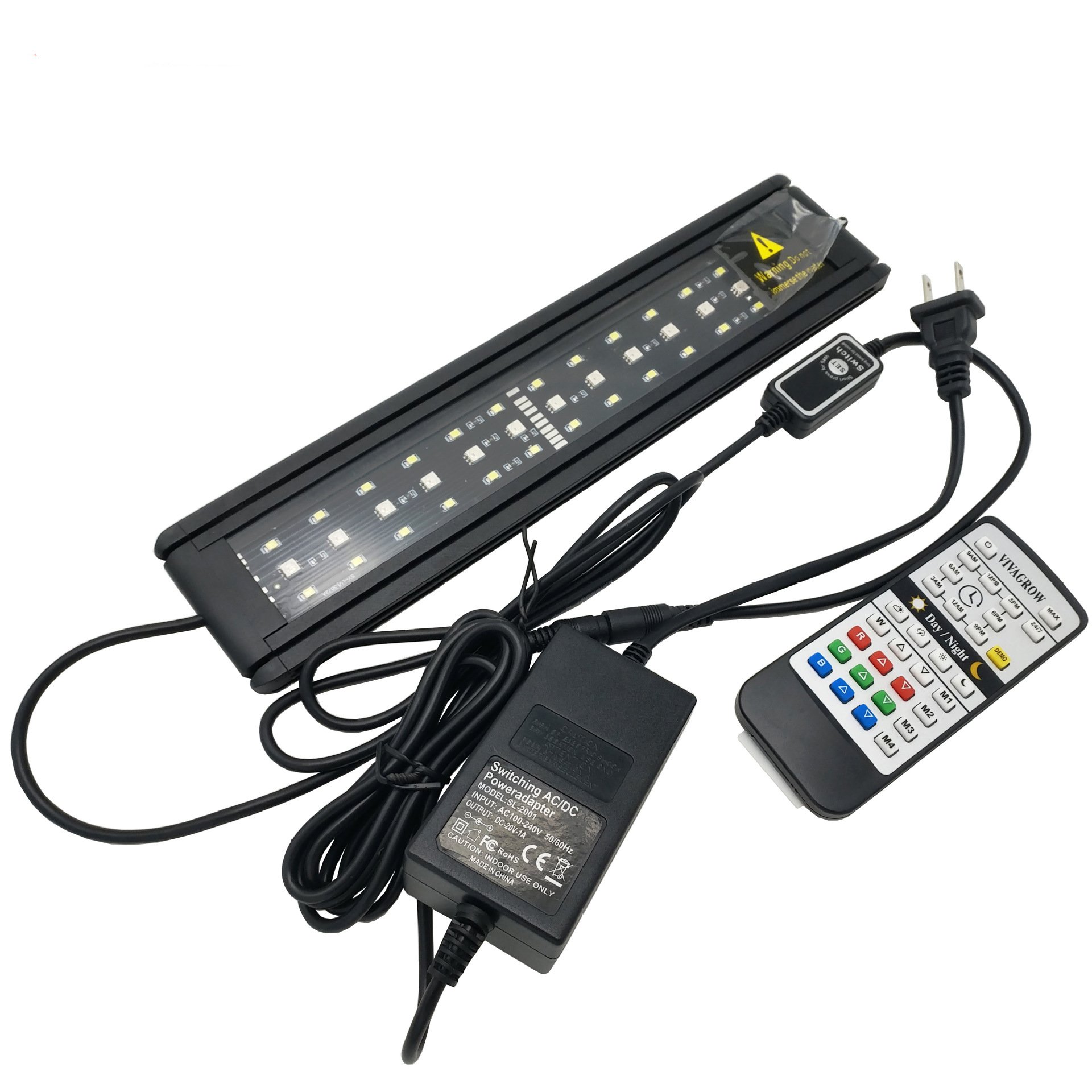 LED Aluminum Alloy 24 Hour Daylight Aquarium Light Conducive To The Growth Of Water Plants