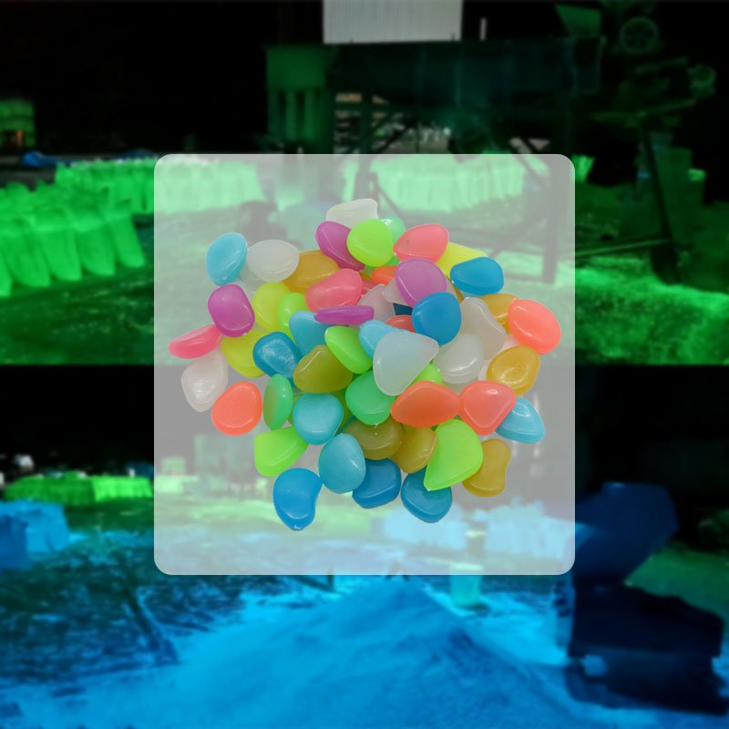 Hot seller-colorful wonderful resin glow stones for gardening decoration artificial landscape of the aquarium luminous stones