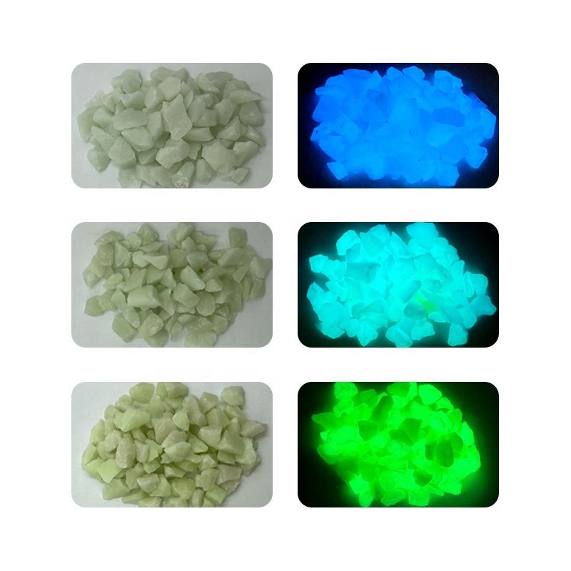 Hot seller-colorful wonderful resin glow stones for gardening decoration artificial landscape of the aquarium luminous stones