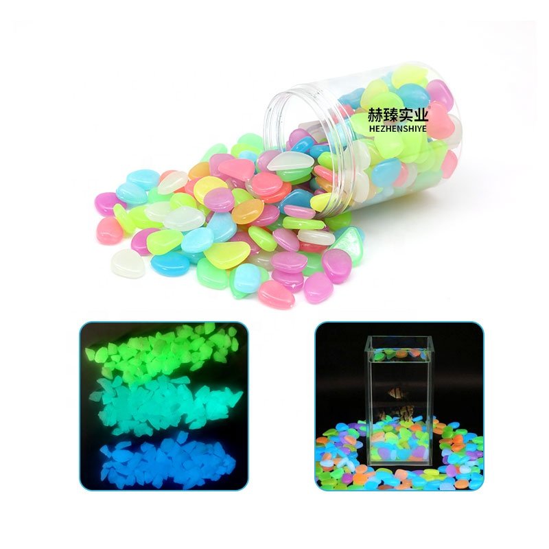 Hot seller-colorful wonderful resin glow stones for gardening decoration artificial landscape of the aquarium luminous stones