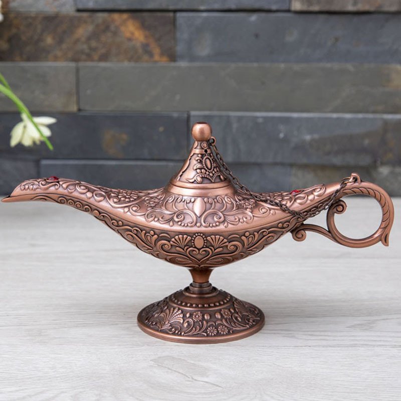 Wholesale Large Magic Lamp European Metal Craft Vintage Home Accessories For Living Room Decor