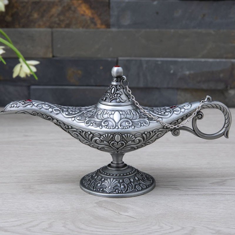 Wholesale Large Magic Lamp European Metal Craft Vintage Home Accessories For Living Room Decor