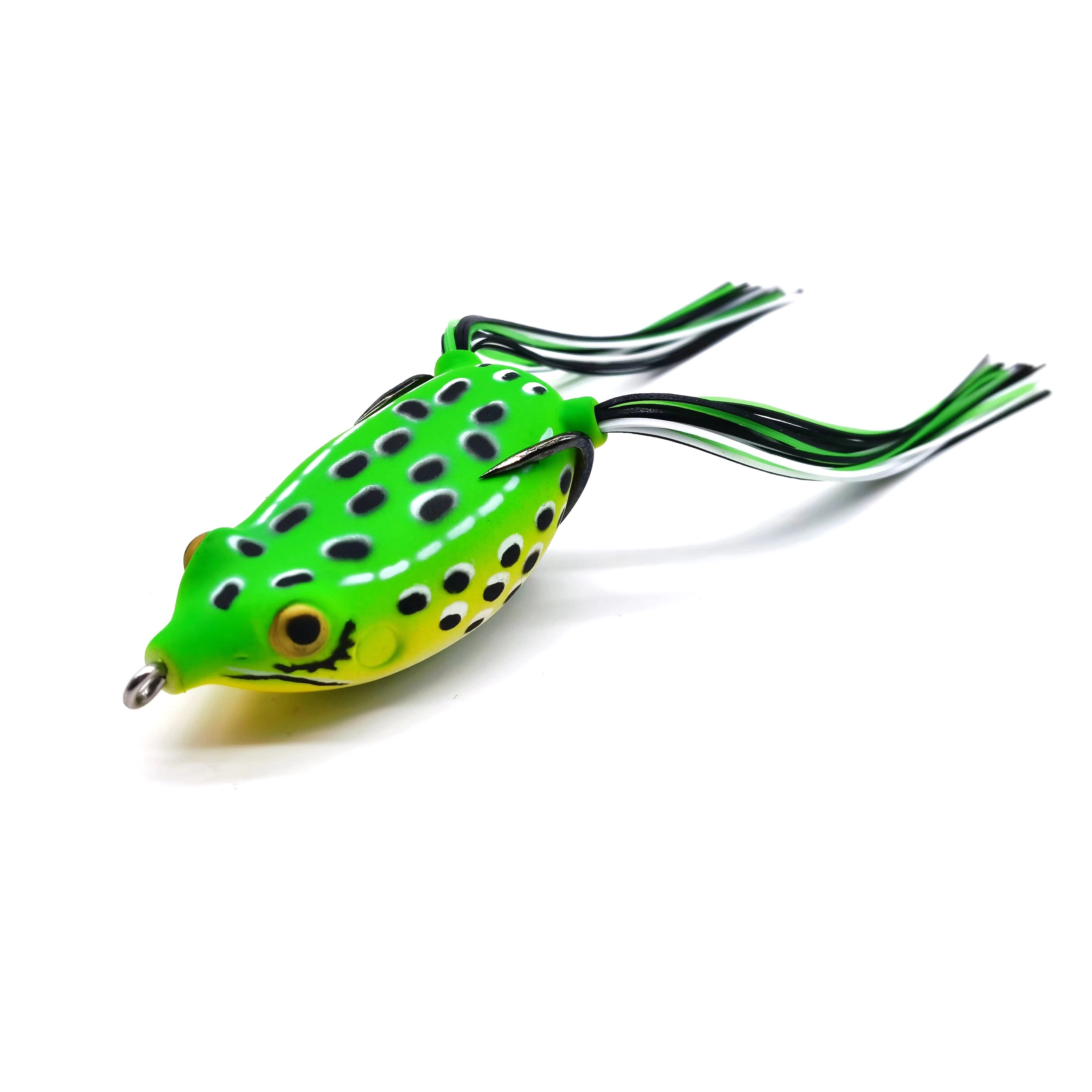 55mm 13.8g fishing bait sinking lures for hair stops accessories PVC Fishing Soft frog lure