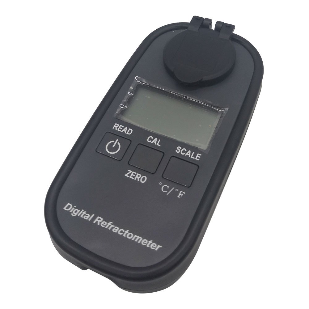 DP1202 Digital salinity refractometer sodium chloride (NaCl) 0~10% sea water test meter w/ Built-in LED light Aquarium atc