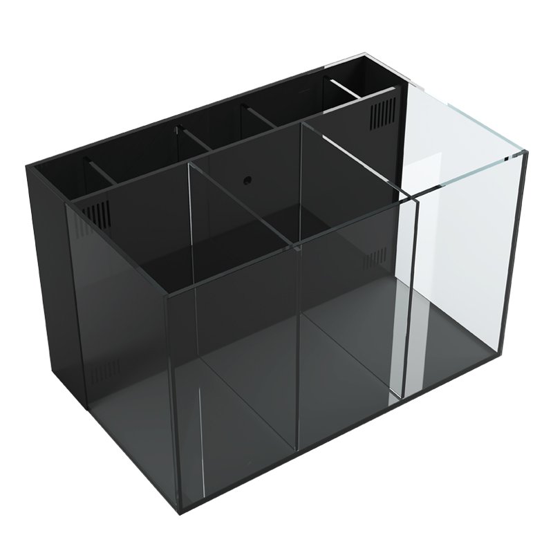 30cm White three-cylinder betta divided multifunctional aquarium fish tank betta tank divided aquarium