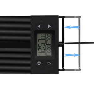 Fullgain 4 feet LCD freshwater aquarium fish light lamp Programmable aquarium light full spectrum led light for small aquarium