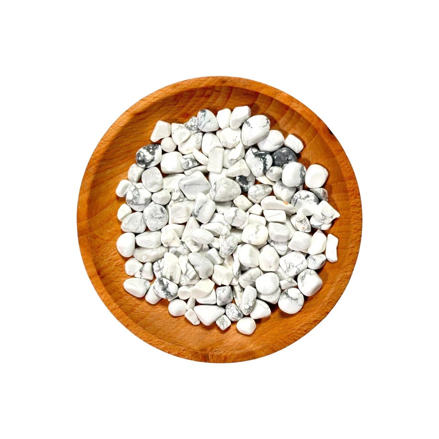 Natural Howlite Chips Stones From 3mm to 9mm For fish aquarium and swimming pool decoration
