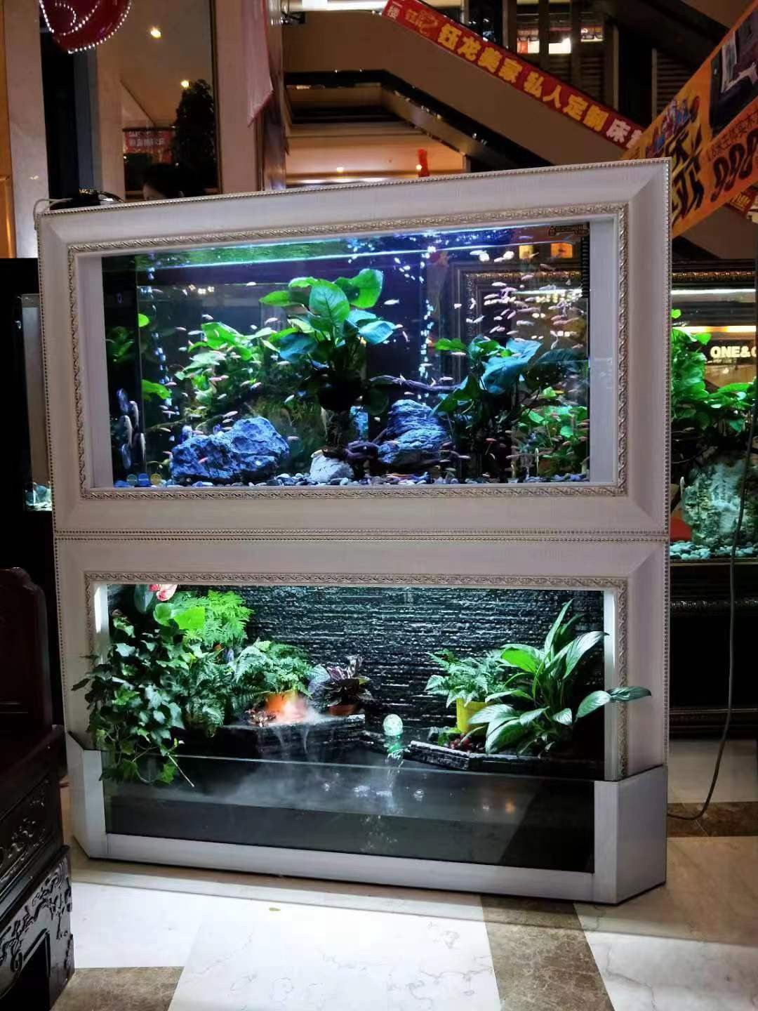 WOLIZE Fish Tank Aquarium Fish Wide No Border Aquarium Tank Hd Aluminum Alloy Wholesale Glass Fish Bowls Aquariums & Accessories