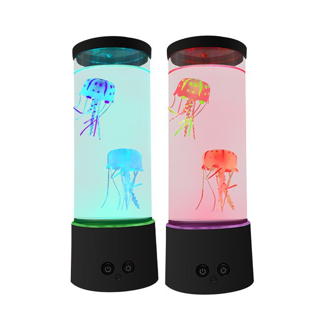 Water feature brush-less Jellyfish lamp Aquarium mood lamp for home and office gift