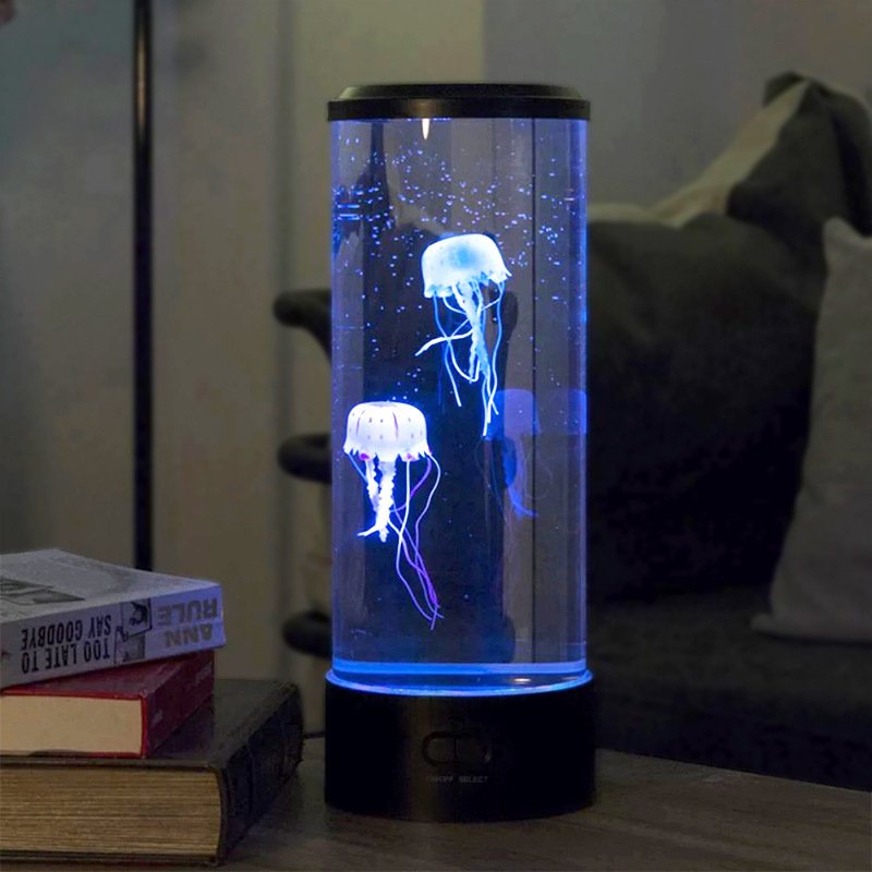 Dropshipping Products 2024 Aquarium Jellyfish Lamp with Remote Control Night Light for Living Room Bedroom Decoration
