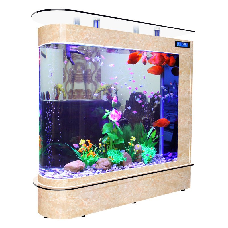 Wholesale Favourable Price Customized Smart Fish Tank Set Aquarium With Filter And Light