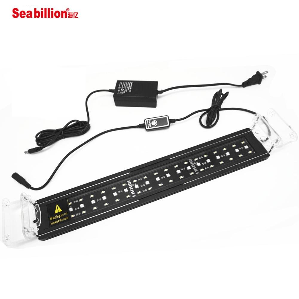 Programmable Aquarium Lightings Internal Uv LED Aqua Grow RGB Bracket Lights for plants with controller Super Energy-saving