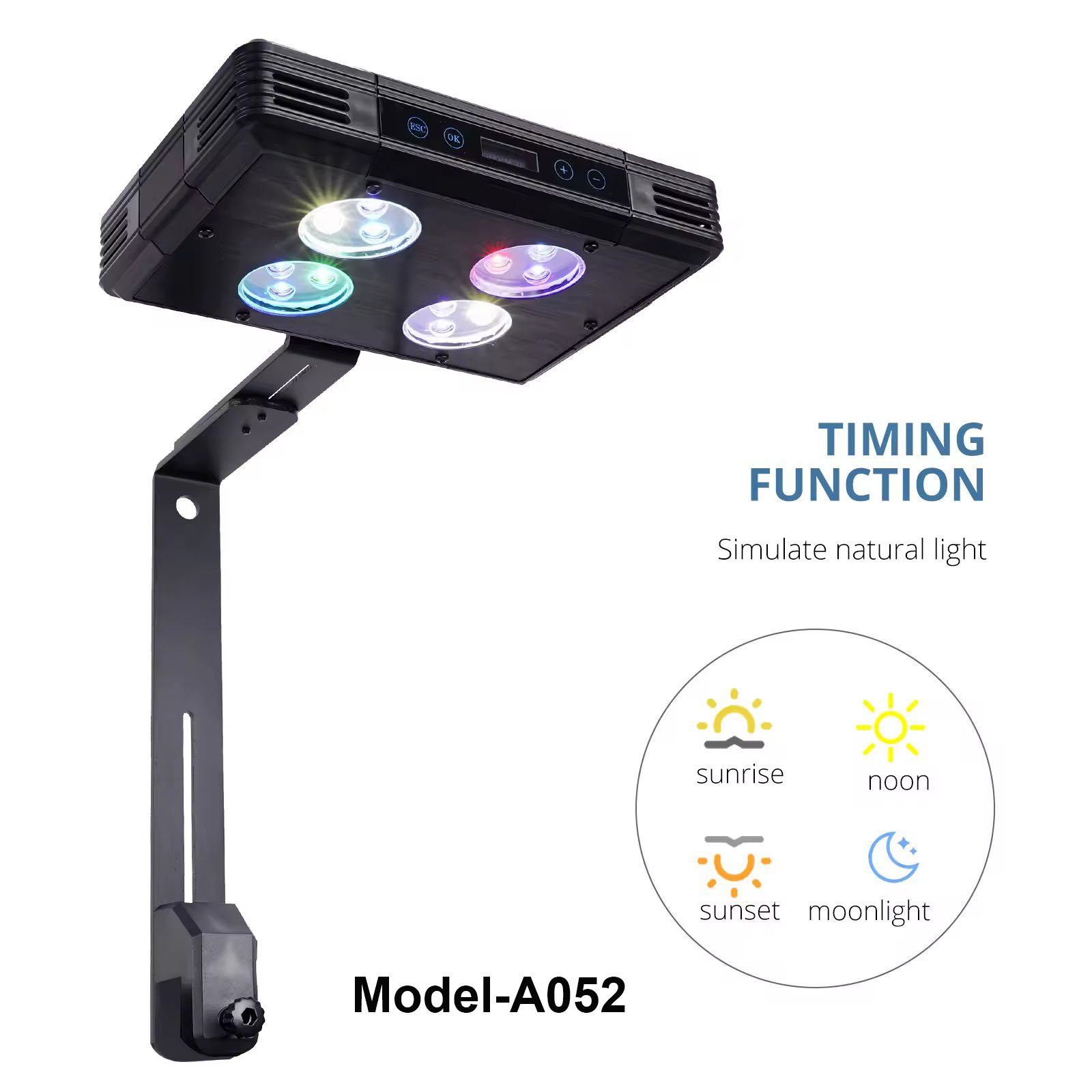 Wholesale Coral Reef Grow LED Light Marine Aquarium Light For 30-60cm Aquarium Fish Tank