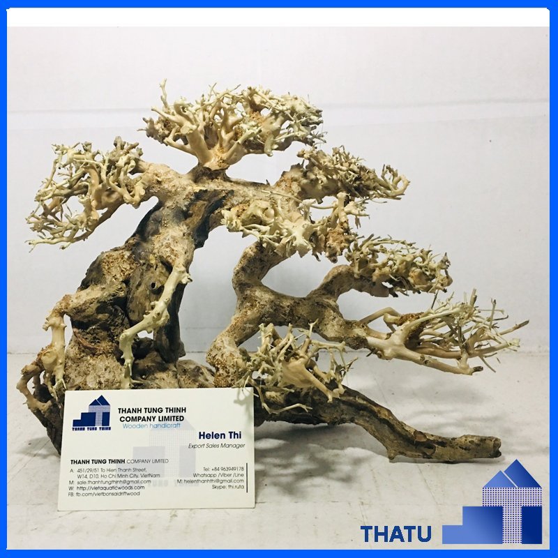 Artificial Bonsai Driftwood Safe for Fish Tank Decoration WhatsApp: +84 961005832