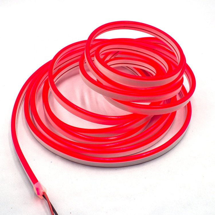 6 * 12MM Neon LED Flexible Aquarium Lighting Belt 12V Ice Blue Lights Waterproof Soft LED Flex Neon Light
