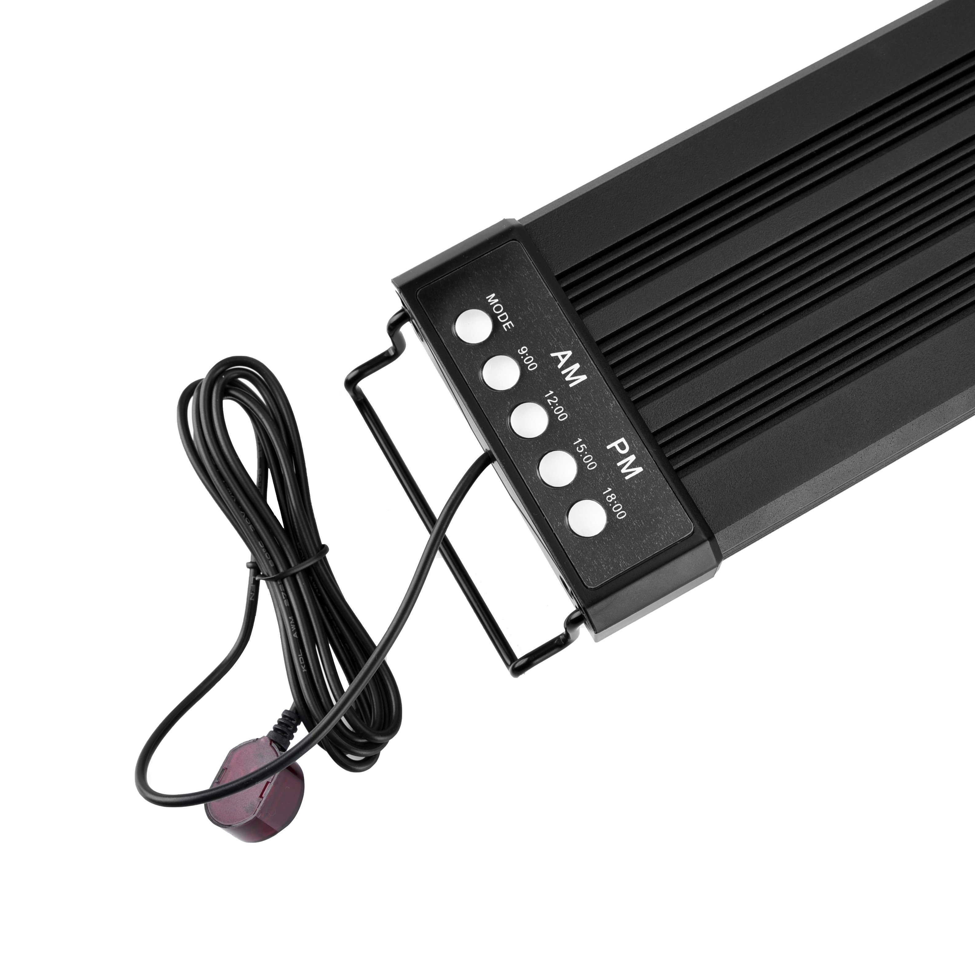 Automated Full Spectrum Planted Aquarium Light LED Fish Tank Light with Controller Aluminum Alloy Champagne COOL WHITE -5 - 40
