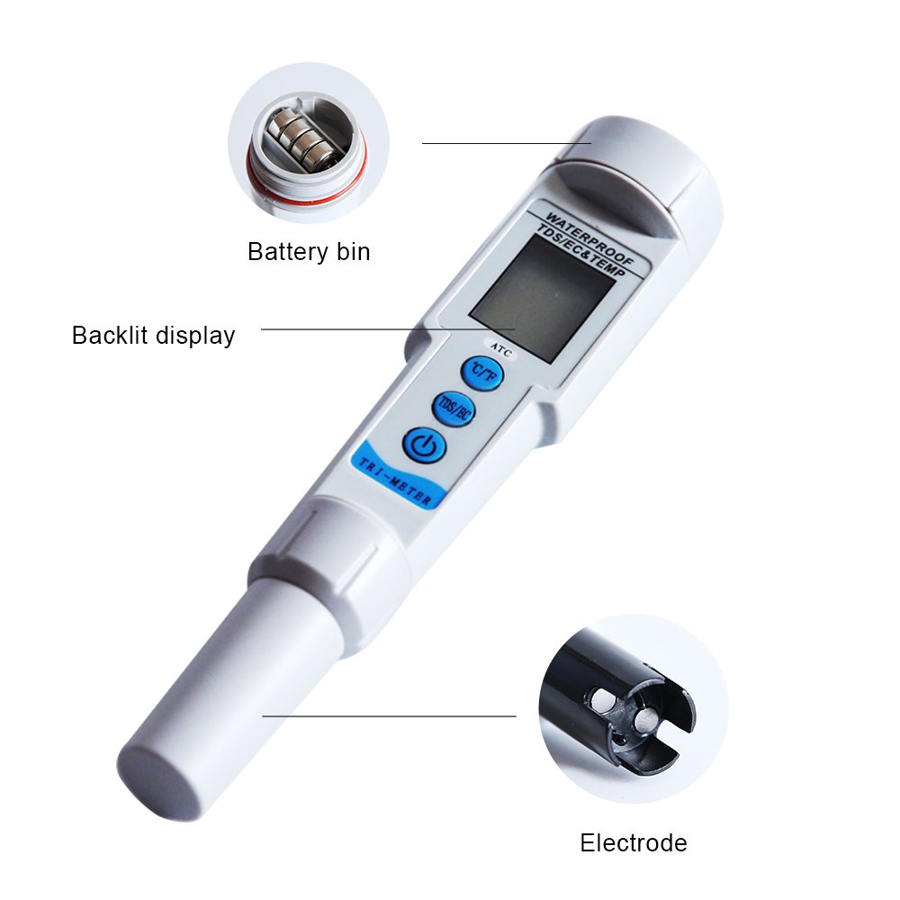 Factory direct supply hot sale highly precise Electrical Conductivity EC meter and Total Dissolved Solids TDS meter EC TDS meter
