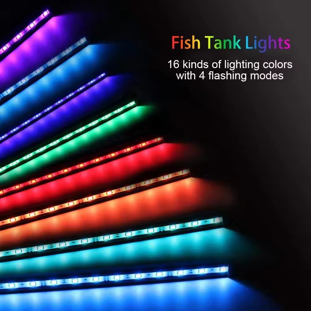 RGB With Remote Control Aquarium Tank Led Aquarium lights Fish Tank Led Aquarium Lamp for live plant tank