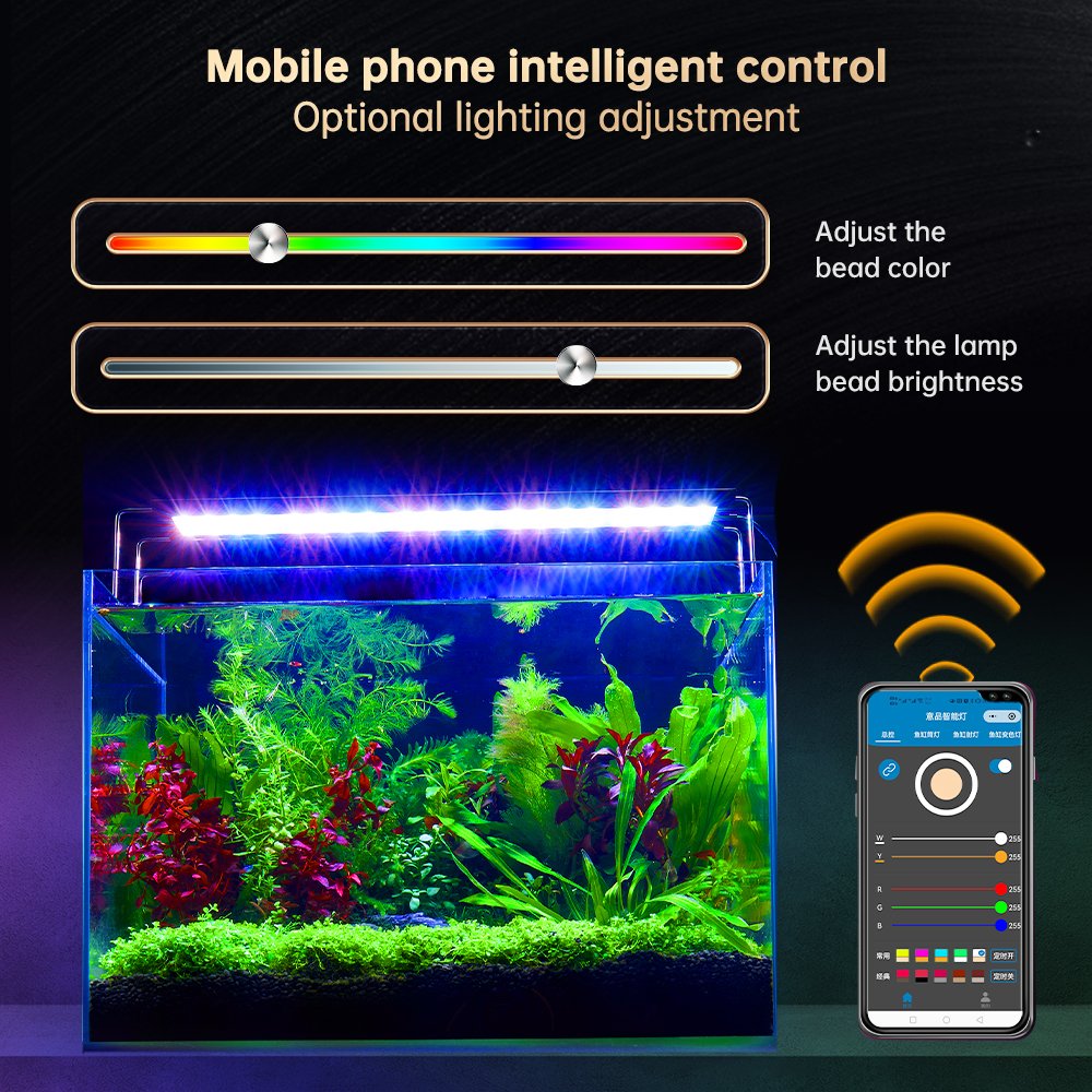 App Control YEE Fish Tank Aquarium lights Full spectrum Aquarium LED light Aquariums accessories Reef light