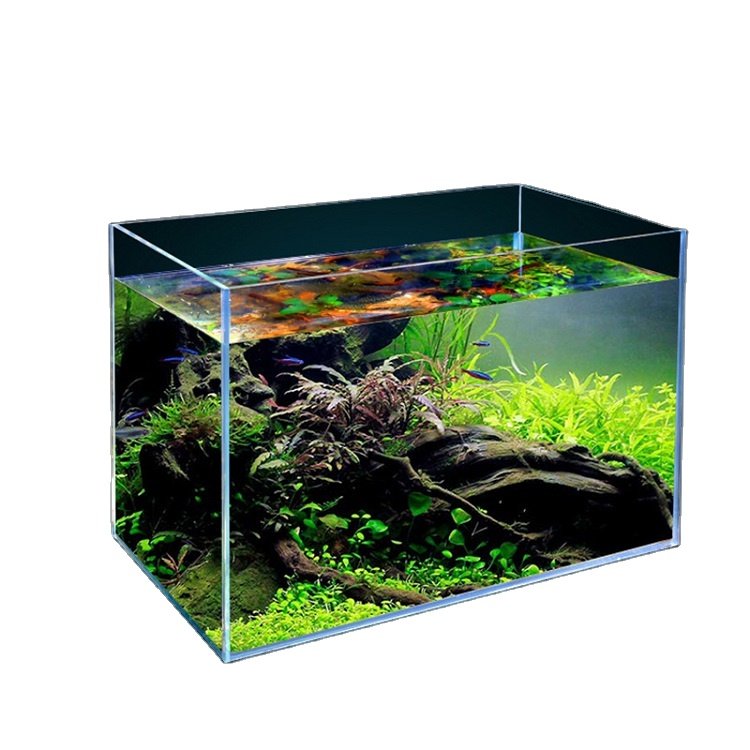 2022 wholesale Custom acrylic aquarium New Design Aquarium Tank Kit with LED Lighting fish tank