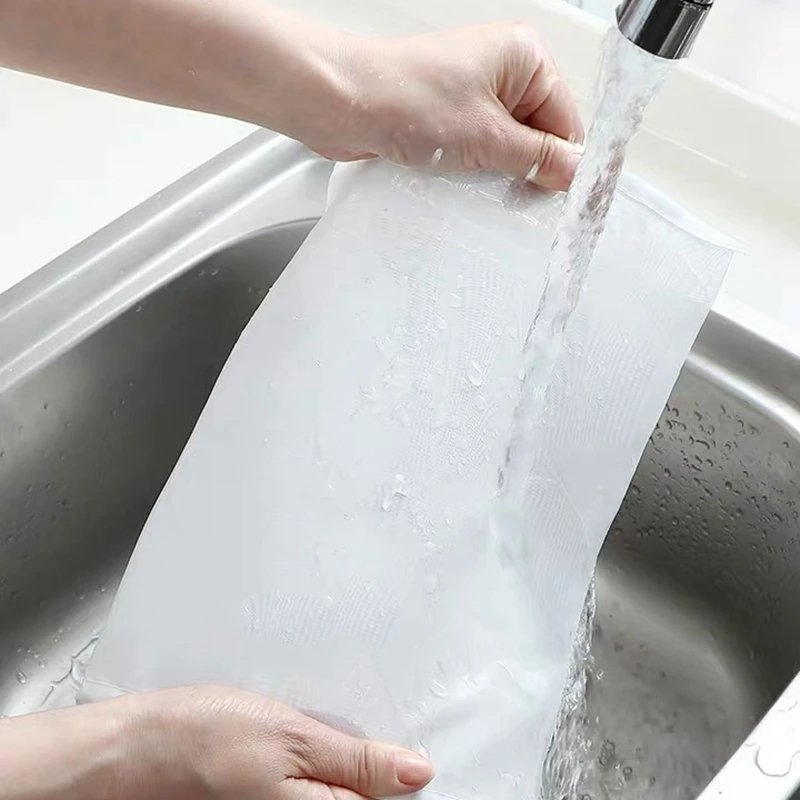 100/200/400 Mesh Kitchen Nut Milk Filter Ultra-fine Mesh Strainer Nylon Mesh Filter Spoon for Soy Milk Coffee Yogurt Strainers