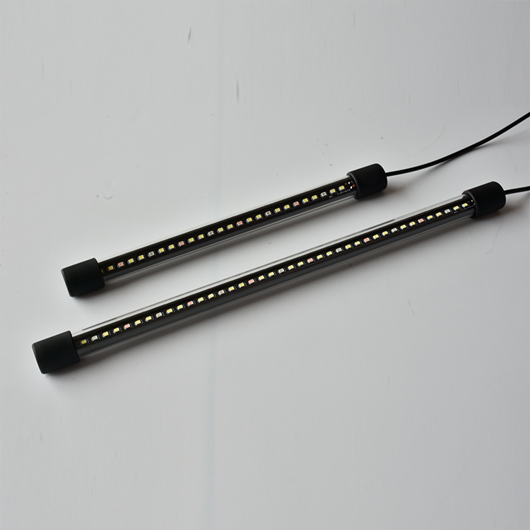 zaohetian 2835 beads cheap led aquarium lights T4 glass blue white red fish tank light small aquarium lights