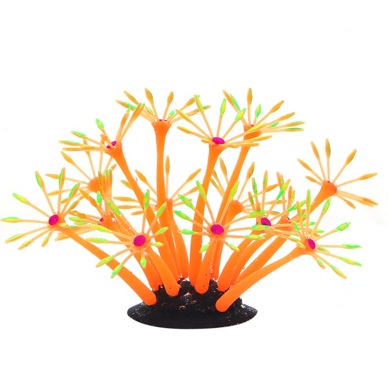 Aquarium Decoration Glowing Artificial Light Coral Fish Tank Decoration