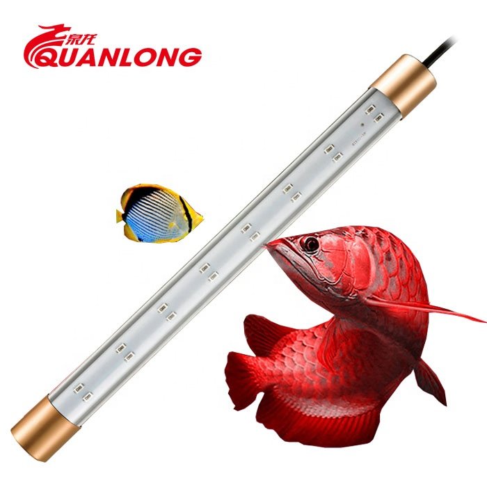 Quanlong Best price T8 led aquarium submersible koi led light for aquarium fish tank aquarium tanning LED lamp