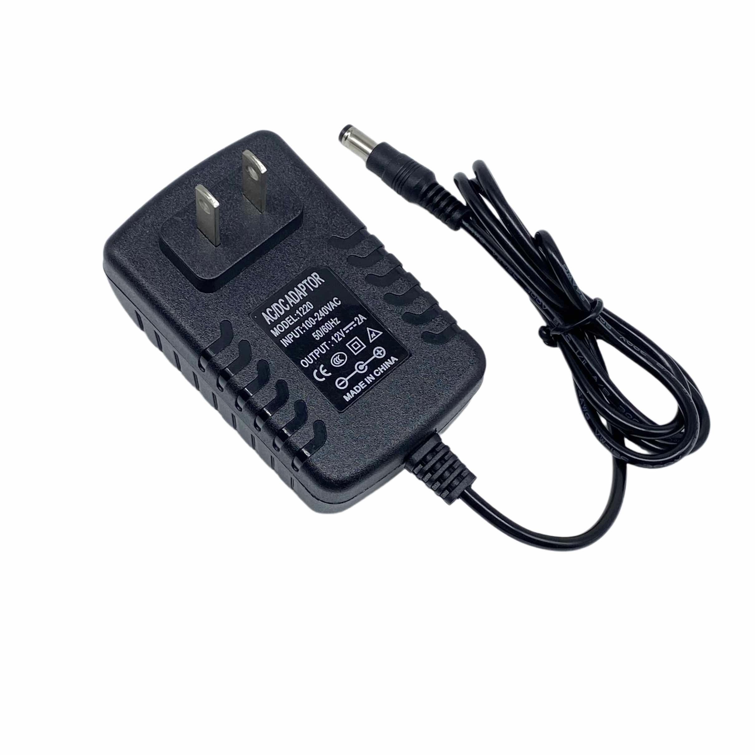 Eu USA UK Wall-mounted AC DC Adapter 24V 1A 24W Power adapter for closed circuit TV LCD light emitting diodes Aquarium and CCTV