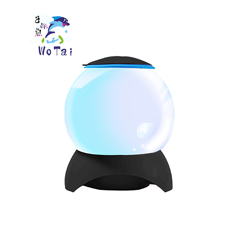 Factory Wholesale 5 Liter round Ceramic Ball Jellyfish Aquarium Stocked with Lights and Pumps