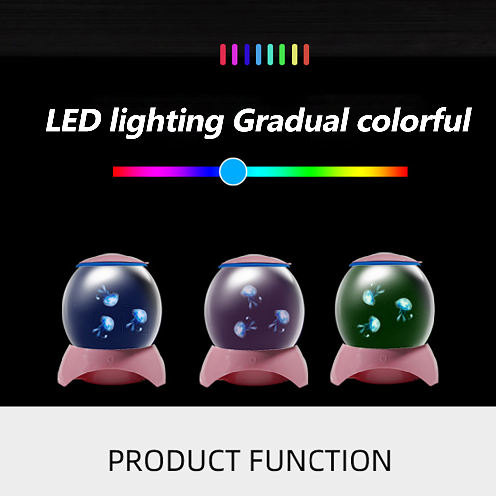 Factory Wholesale 5 Liter round Ceramic Ball Jellyfish Aquarium Stocked with Lights and Pumps