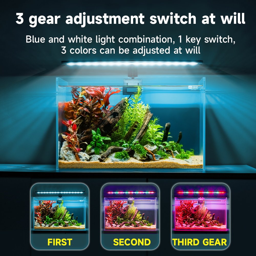 Yee High quality LED full spectrum aquarium lights aquarium special aquatic plant light fish tank clamp light
