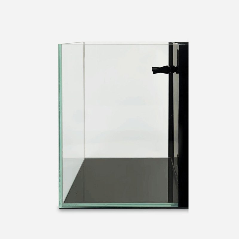 Low Iron Rimless Glass Aquarium Starter Kits with Backpack Partitioned Filtration, No Installation Required Betta Fish Tank