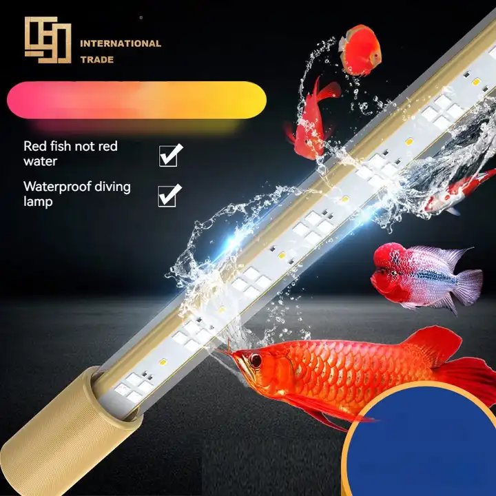 Mayin Brand Red Arowana Brightening Lamp-Plus Magic Light Waterproof Dual Mode Dragon Fish Tank LED Aquarium Light