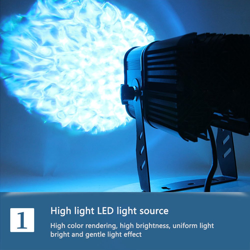 Outdoor night lighting IP65 waterproof LED dynamic 50W water pattern light scenic corridor hotel aquarium projection light